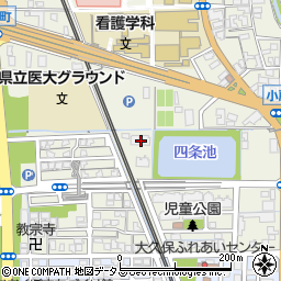 奈良県橿原市四条町256周辺の地図