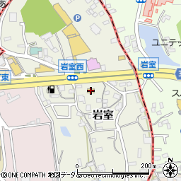 ローソン岩室店周辺の地図