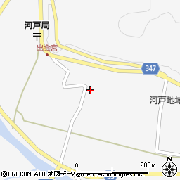 広島県東広島市河内町河戸375周辺の地図