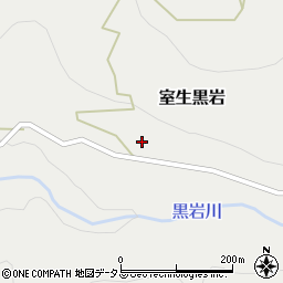 奈良県宇陀市室生黒岩582周辺の地図
