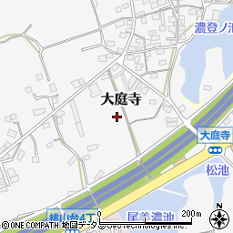 大阪府堺市南区大庭寺周辺の地図