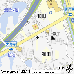 ミニストップ堺大庭寺店周辺の地図