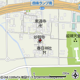 奈良県橿原市四条町205周辺の地図