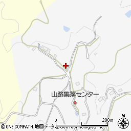 奈良県宇陀市榛原山路34周辺の地図