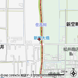 奈良県大和高田市田井133周辺の地図
