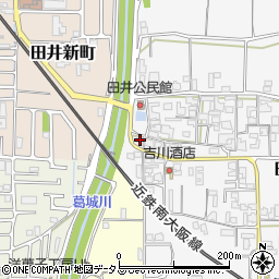 奈良県大和高田市田井393周辺の地図