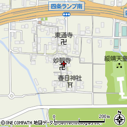 奈良県橿原市四条町352周辺の地図