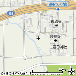 奈良県橿原市四条町373周辺の地図