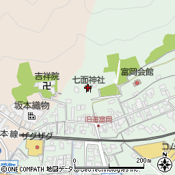 七面神社周辺の地図
