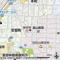 大阪府富田林市富田林町7周辺の地図
