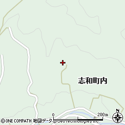 広島県東広島市志和町内677周辺の地図