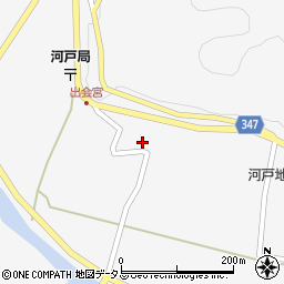 広島県東広島市河内町河戸222周辺の地図