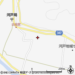 広島県東広島市河内町河戸374周辺の地図