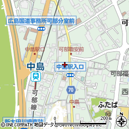 セブンイレブン広島可部南店周辺の地図