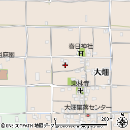 奈良県葛城市大畑201周辺の地図