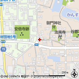 奈良県桜井市阿部721周辺の地図