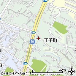 大阪府和泉市王子町435周辺の地図