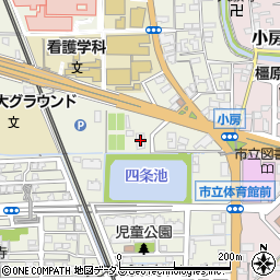 奈良県橿原市四条町288周辺の地図