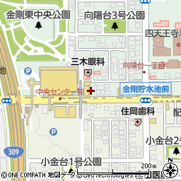 やすらぎの村富田林営業所周辺の地図