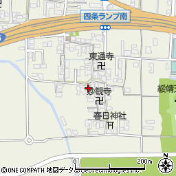 奈良県橿原市四条町363周辺の地図