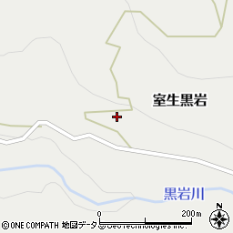 奈良県宇陀市室生黒岩645周辺の地図