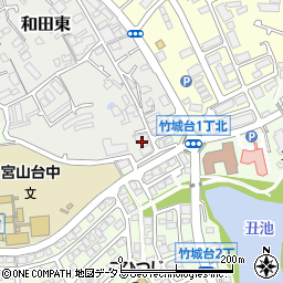和田くろゆり広場周辺の地図