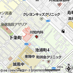 川知内科クリニック周辺の地図