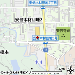 ココカラファイン桜井南店周辺の地図