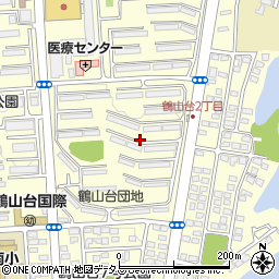 大阪府和泉市鶴山台2丁目周辺の地図
