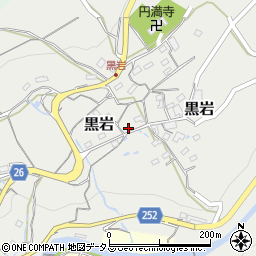 香川県小豆郡土庄町黒岩195周辺の地図