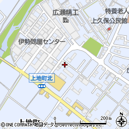 三重県伊勢市上地町2689周辺の地図