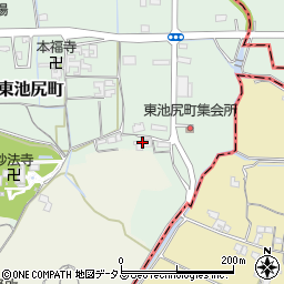 奈良県橿原市東池尻町211周辺の地図
