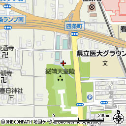 奈良県橿原市四条町320周辺の地図