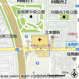 パン工場金剛東店周辺の地図