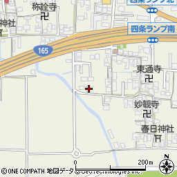 奈良県橿原市四条町379周辺の地図
