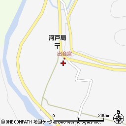 広島県東広島市河内町河戸240周辺の地図
