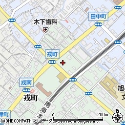 ローソン泉大津戎町南店周辺の地図