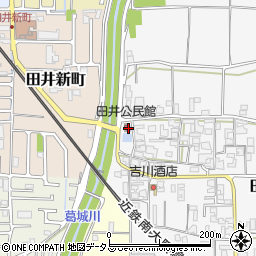 奈良県大和高田市田井392周辺の地図
