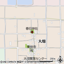 奈良県葛城市大畑149周辺の地図