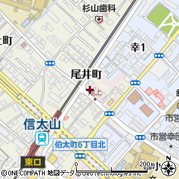 大阪府和泉市伯太町1247-12周辺の地図