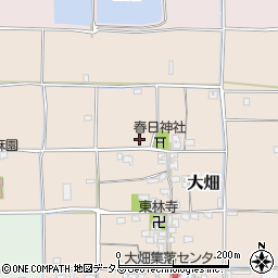 奈良県葛城市大畑195周辺の地図