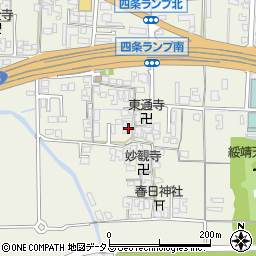 奈良県橿原市四条町360周辺の地図