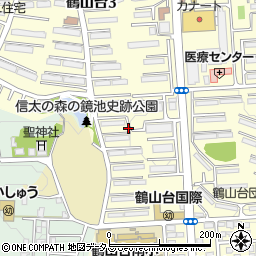 大阪府和泉市鶴山台3丁目周辺の地図
