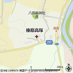 奈良県宇陀市榛原高塚周辺の地図
