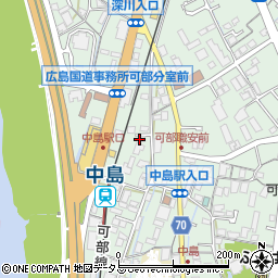 広島県広島市安佐北区可部南周辺の地図