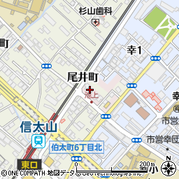 大阪府和泉市伯太町1247-13周辺の地図