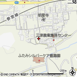 三重県伊勢市二見町三津周辺の地図