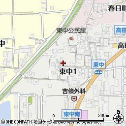 奈良県大和高田市東中1丁目5-48周辺の地図