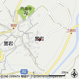 香川県小豆郡土庄町黒岩周辺の地図
