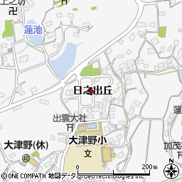 広島県福山市大門町日之出丘周辺の地図